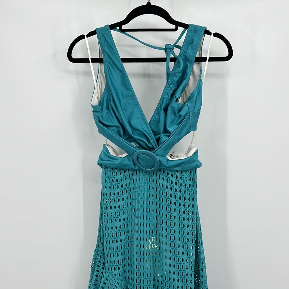 PatBO Sleeveless Beach Dress in Curacao - Picture 7 of 14
